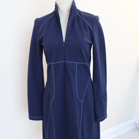 Athleta Quarter Zip Dress - Picture 1 of 8